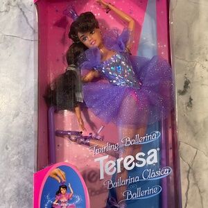 TWIRLING BALLERINA BARBIE TERESA DOLL NRFB MATTEL15299